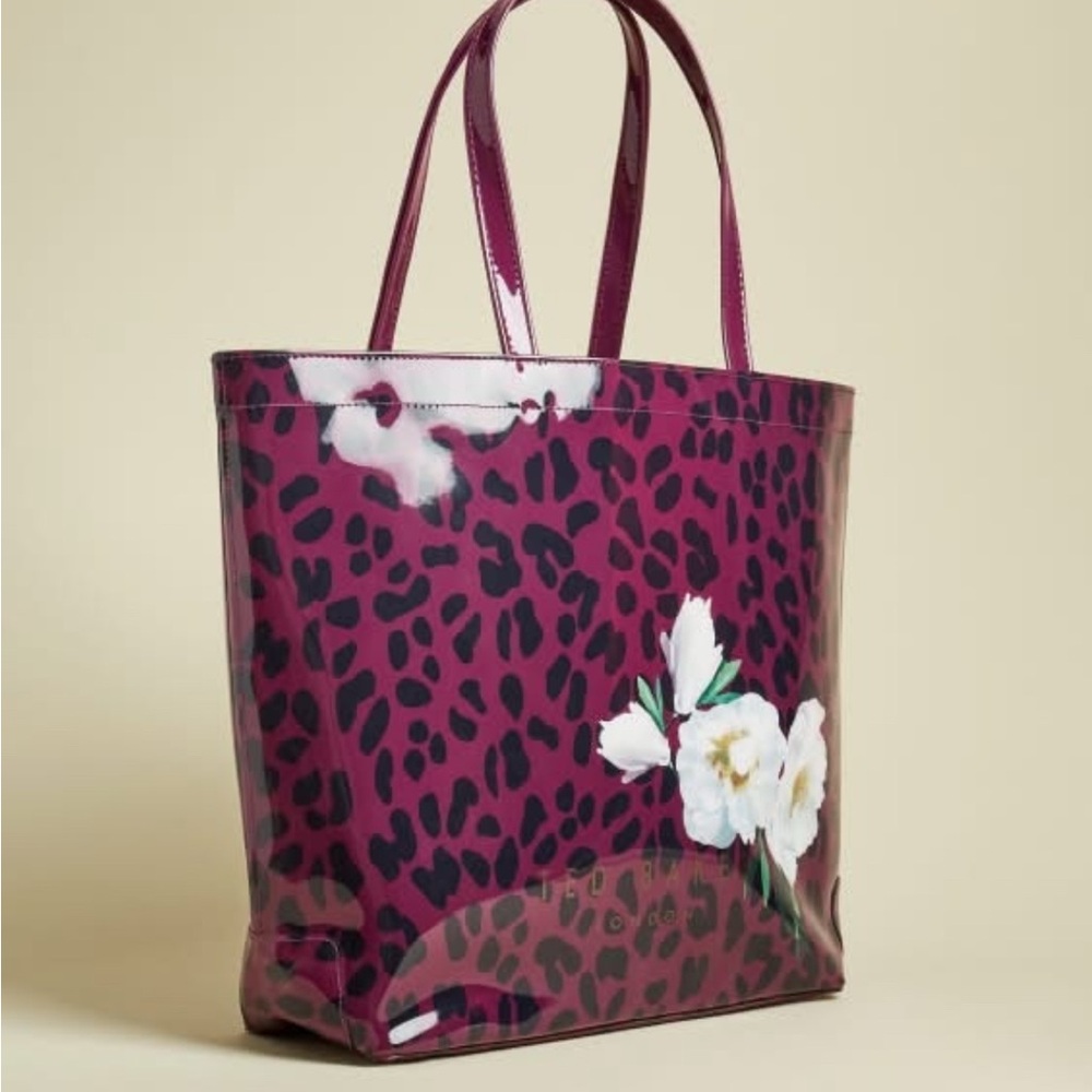Ted Baker Floral Print Tote Bag - Purple